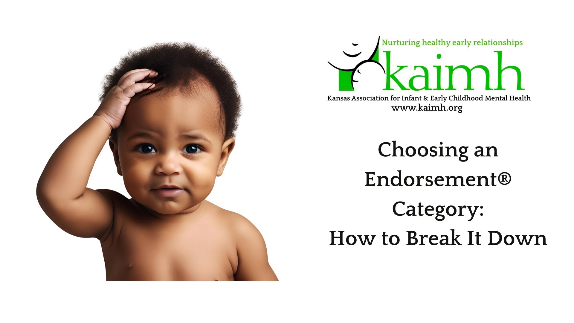 Choosing an Endorsement Category